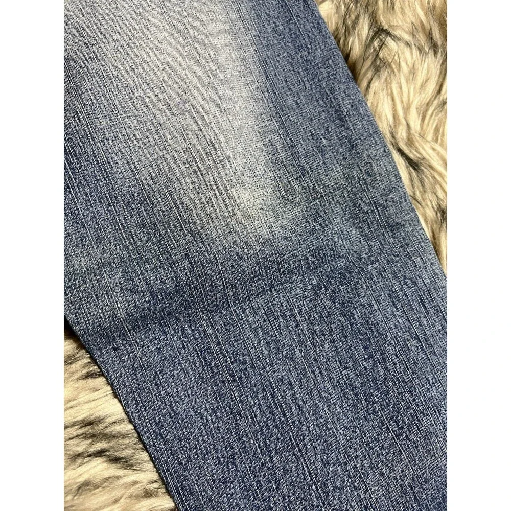D Fuz Design Fusion Y2K Denim Capri Jeans Juniors Sz 7 Nwt